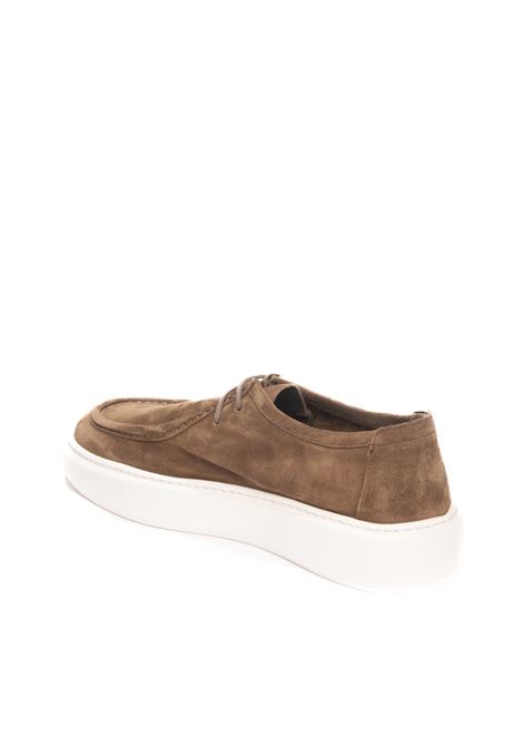 dark brown suede sneaker JEROLD WILTON | 1257LIGHT-HAVANA